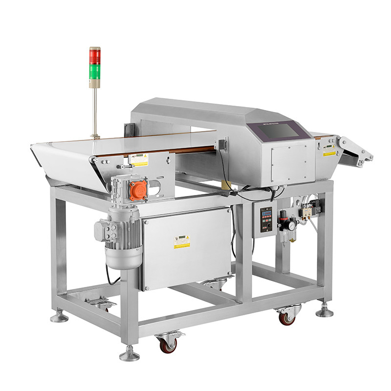Digital Signal Food Metal Detector 50-60Hz Automatic Stop Belt Food Metal Inspection