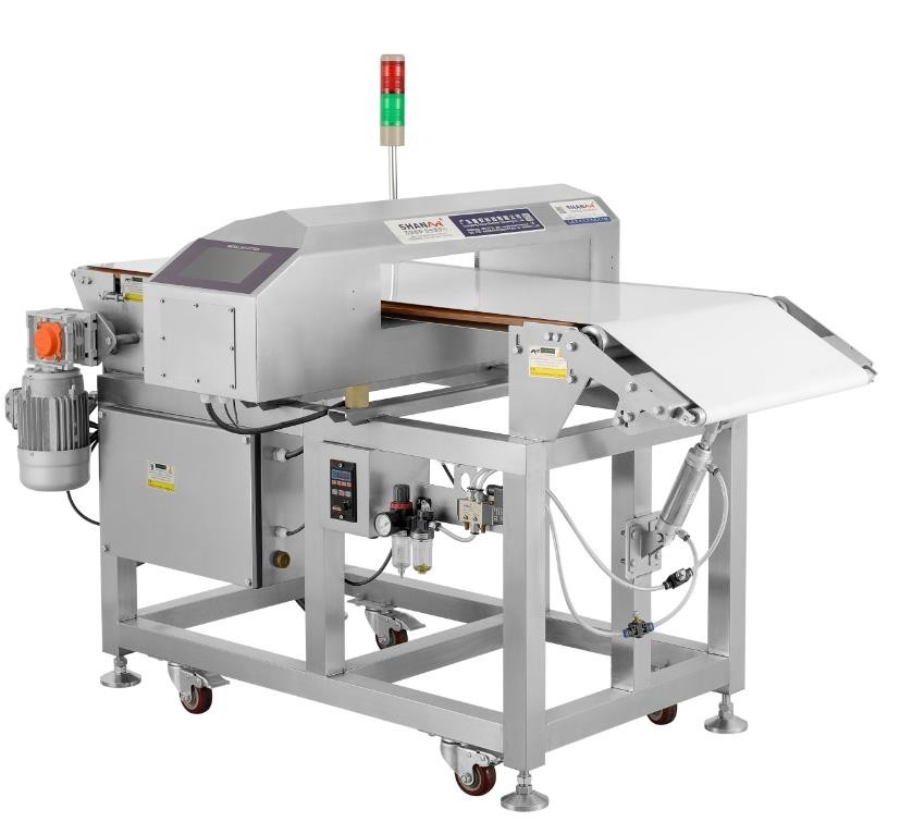 IP65 Stainless Steel Metal Detector For Food Industry / Conveyor Metal Detector Equipment