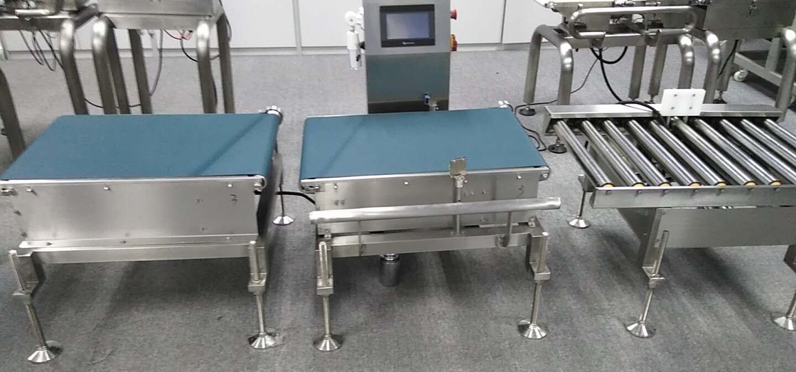 LCD Display Conveyor Weight Checker / Overload Automatic Weight Inspection Machine