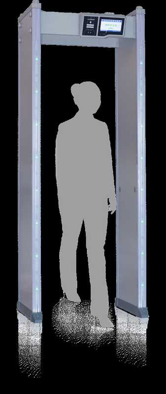 33 Zones Security Walk Through Metal Detector Gate Battery Lasting 48 Hours