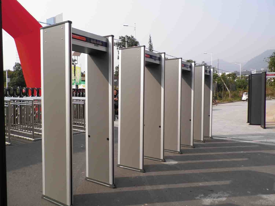 High Sensitivity 33 Zones Security Metal Detectors , Archway Door Frame Metal Detector Walk Through