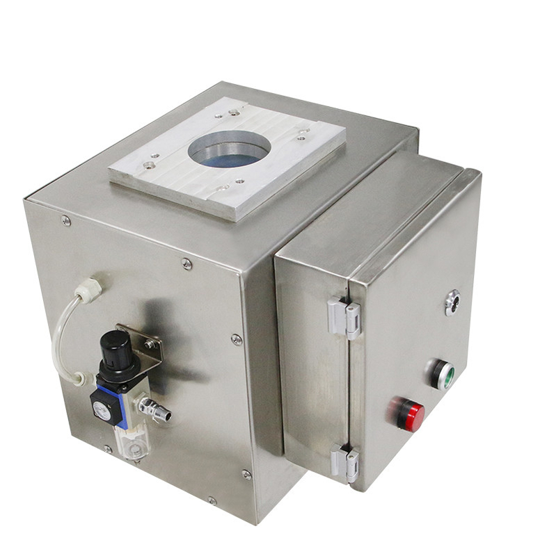 Vertical Free Fall Metal Detector Separator For Plastic Pellets  Easy  To Operate