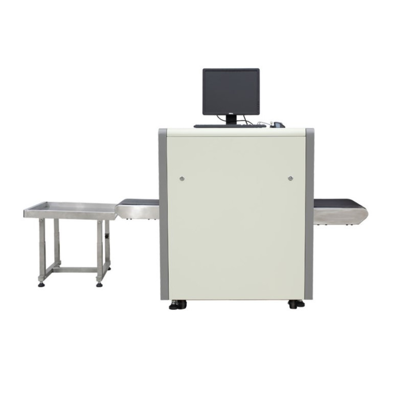 Detection Image Portable X Ray Baggage Scanner 8 Mm Penetration 24Bit True Color Display