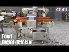 Detector de metais empacotado personalizado de aço inoxidável da folha de alumínio para a transformação de produtos alimentares industrial